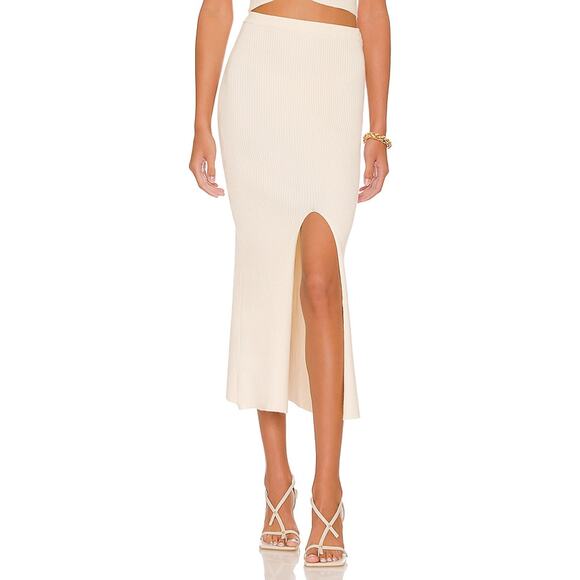 Camila Coelho Dresses & Skirts - Camila Coelho 'Macadamia' Ivory Nylon Skirt Size S